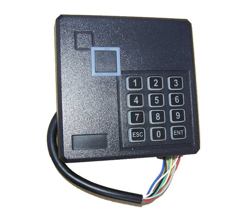 EM4100 card reader, outdoor with keypad